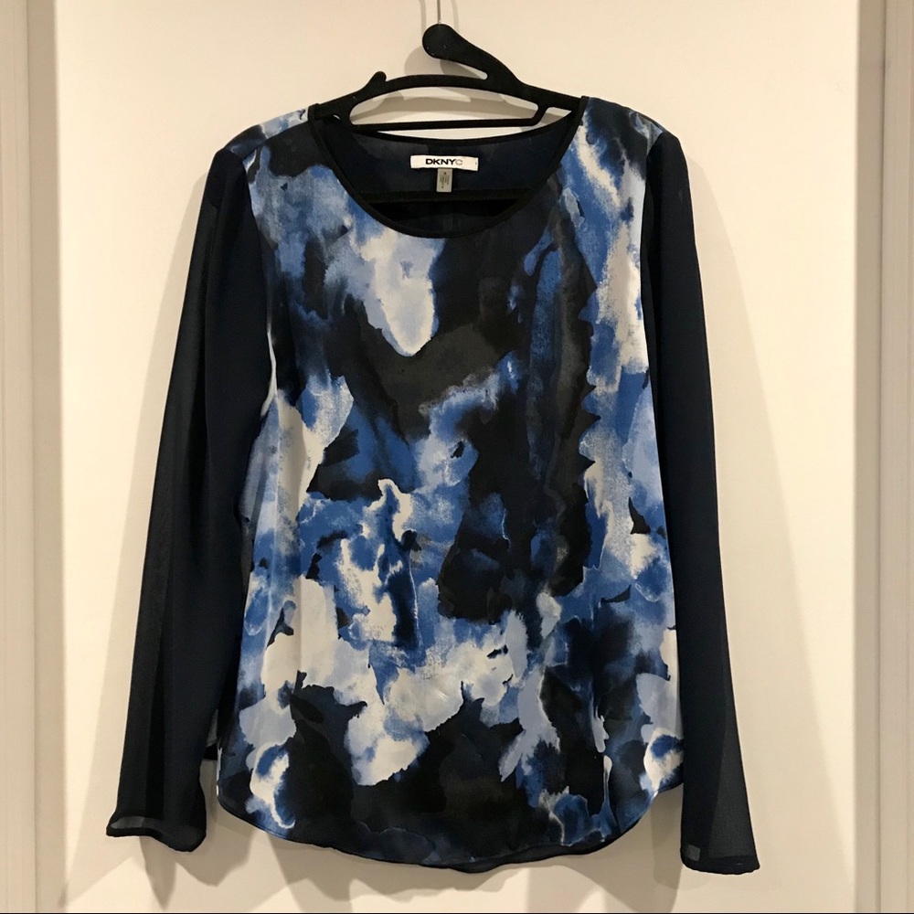 Brand New DKNYC Long Sleeve Blouse